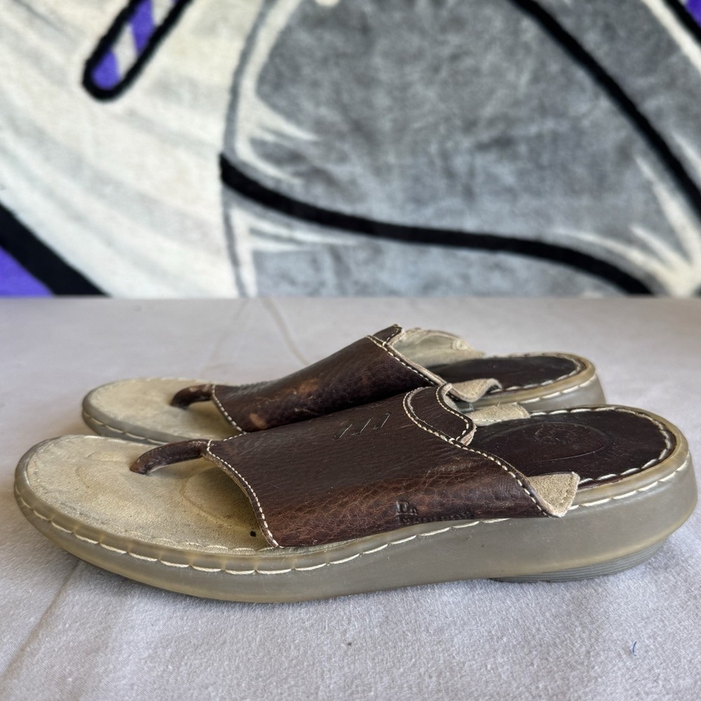 Size 37/M5/W6 - Vintage Dr. Martens 8803 Leather Sandals Thong Flip Flops Chunky